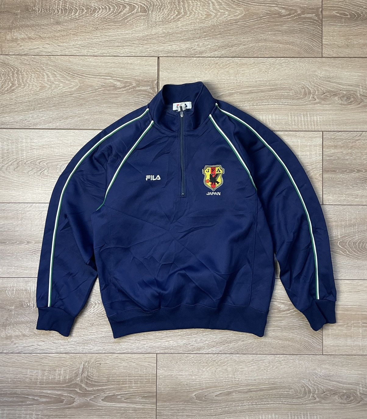 Fila Japan Fila National Team Jacket World Cup Japan 90s M Size US M / EU 48-50 / 2 - 1 Thumbnail