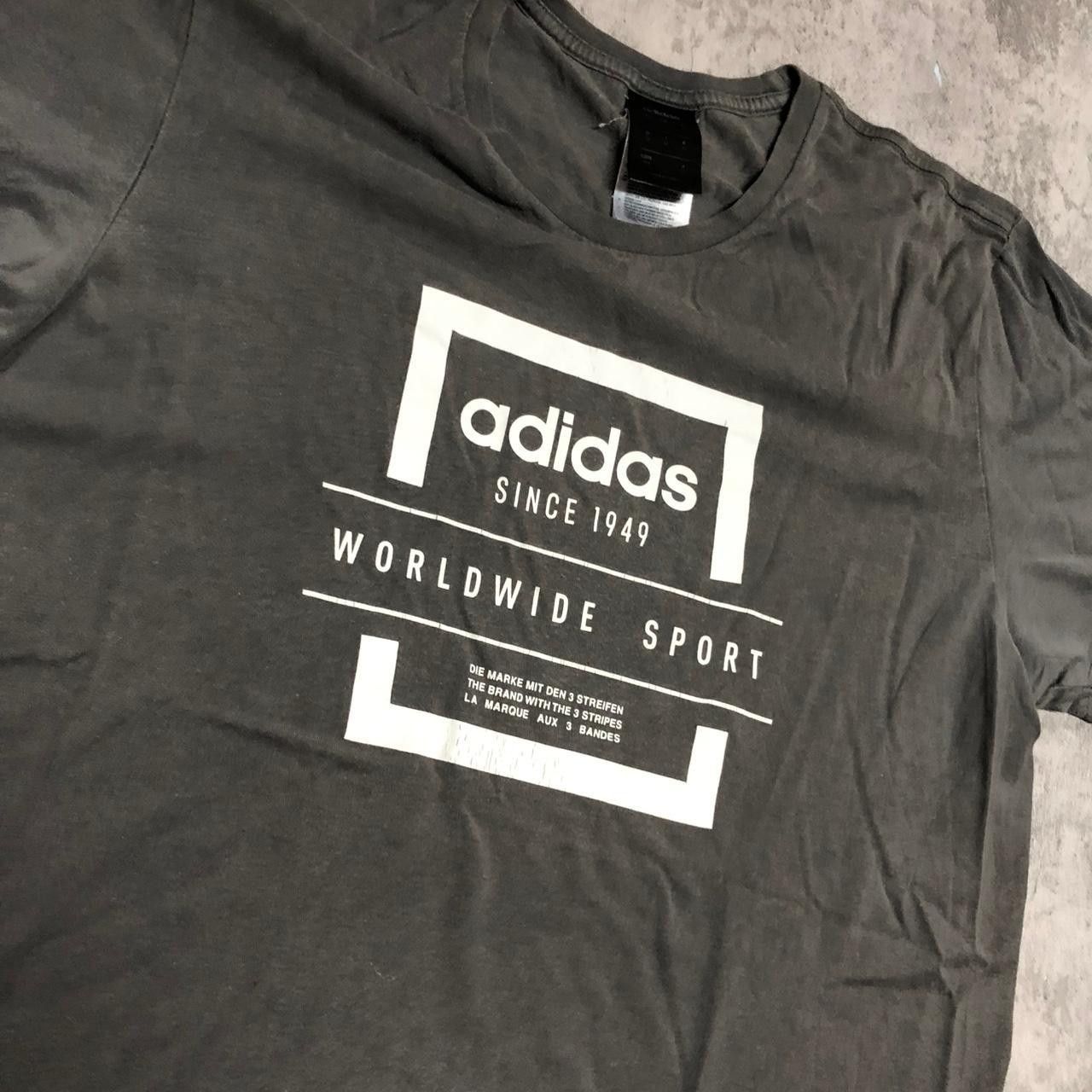 Adidas Grey Adidas sportswear T-shirt #sportswear Size US M / EU 48-50 / 2 - 3 Thumbnail