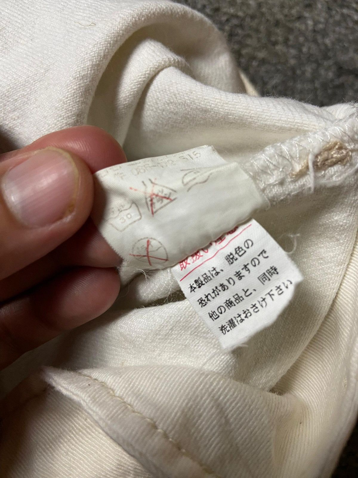 Japanese Brand CNCV Concave Attempt Regular Fit Jeans (147) Size US 32 / EU 48 - 4 Thumbnail