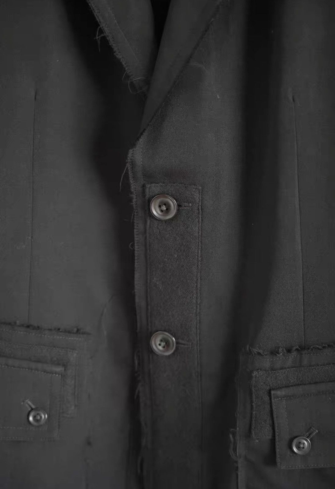 Yohji Yamamoto Yohji Yamamoto Patchwork Raw Edge Triple Layer Blazer K4 Size US M / EU 48-50 / 2 - 6 Thumbnail