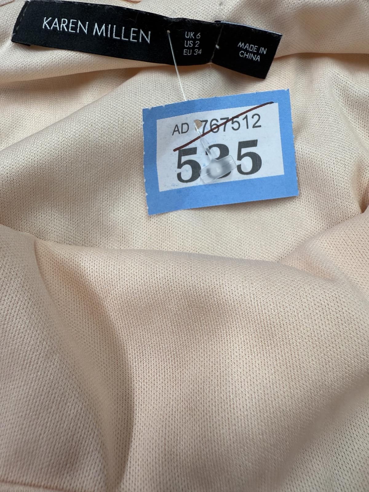 Other Karen Millen Embellished Pink Cocktail Dress UK 6 / US 2 /EU Size XS / US 0-2 / IT 36-38 - 3 Thumbnail