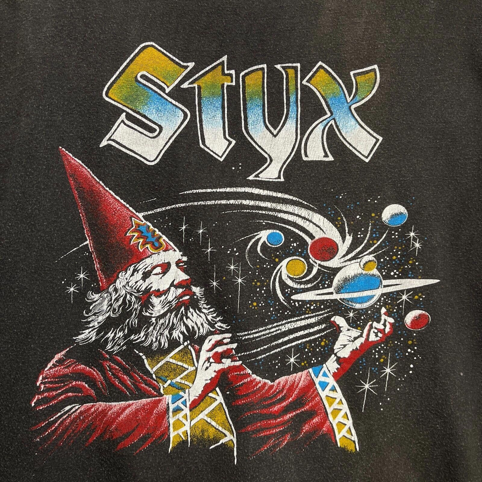 Vintage Vintage 70s Styx Man of Miracles T-shirt L Wizard Graphic Size US L / EU 52-54 / 3 - 8 Thumbnail