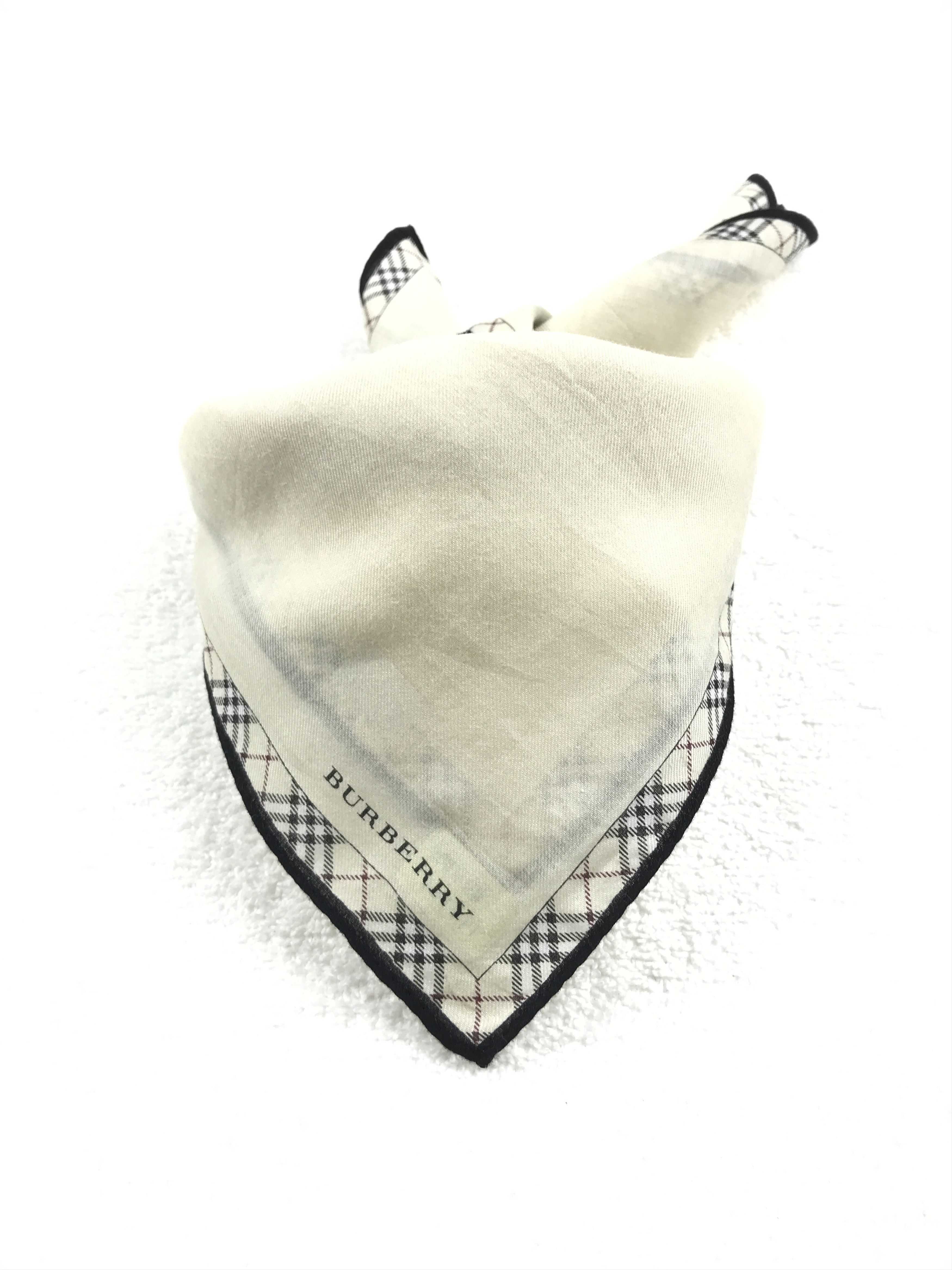 Burberry × Vintage Vintage Burberry Bandana Neckerchief Handkerchief Size ONE SIZE - 3 Thumbnail