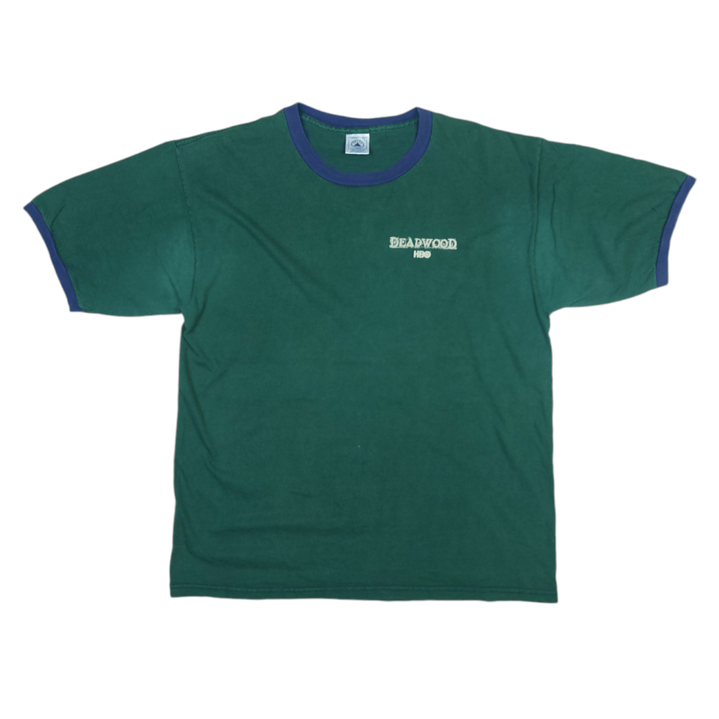 Vintage Vintage 90s HBO Deadwood TV series Film Crew TEE Size US L / EU 52-54 / 3 - 1 Thumbnail