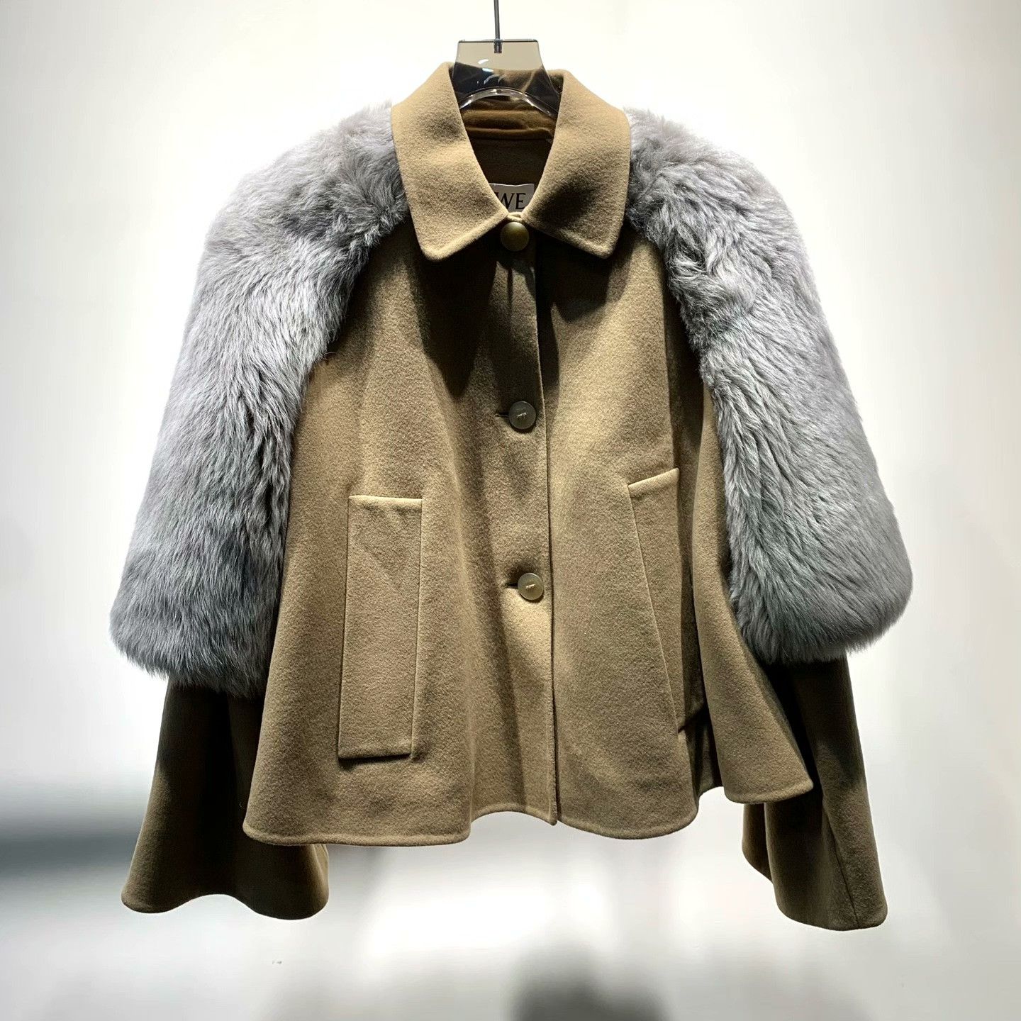 Loewe Loewe Wool Cropped Jacket 36 Women Size S / US 4 / IT 40 - 1 Thumbnail