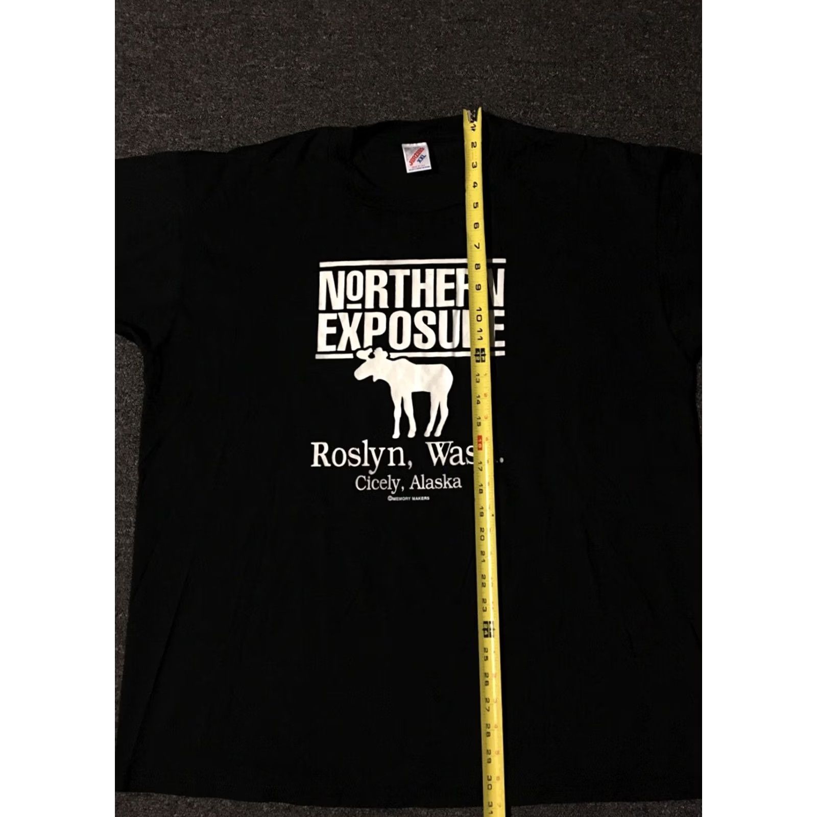 Vintage VINTAGE Northern Exposure TV Film Crew Promo Shirt 2XL Black Mens T-Shirt 90s USA CBS Comedy Alaska Dress Promo Shirt Size US XXL / EU 58 / 5 - 6 Thumbnail