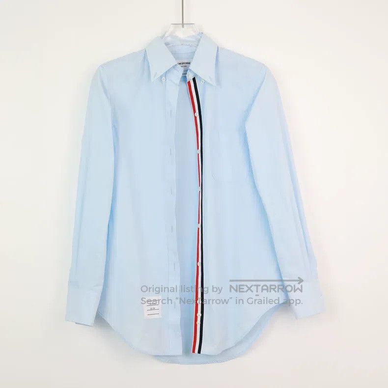 Thom Browne Thom Browne Light blue shirt Size XS / US 0-2 / IT 36-38 - 1 Thumbnail