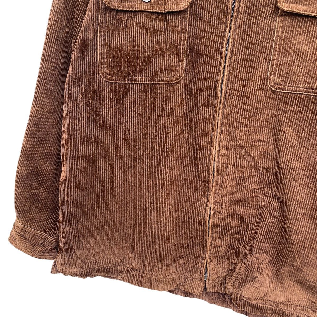 Polo Ralph Lauren × Vintage 💥Vintage Beverly Hills Polo Club Corduroy Zip Up Dual Pocket Size US L / EU 52-54 / 3 - 4 Thumbnail