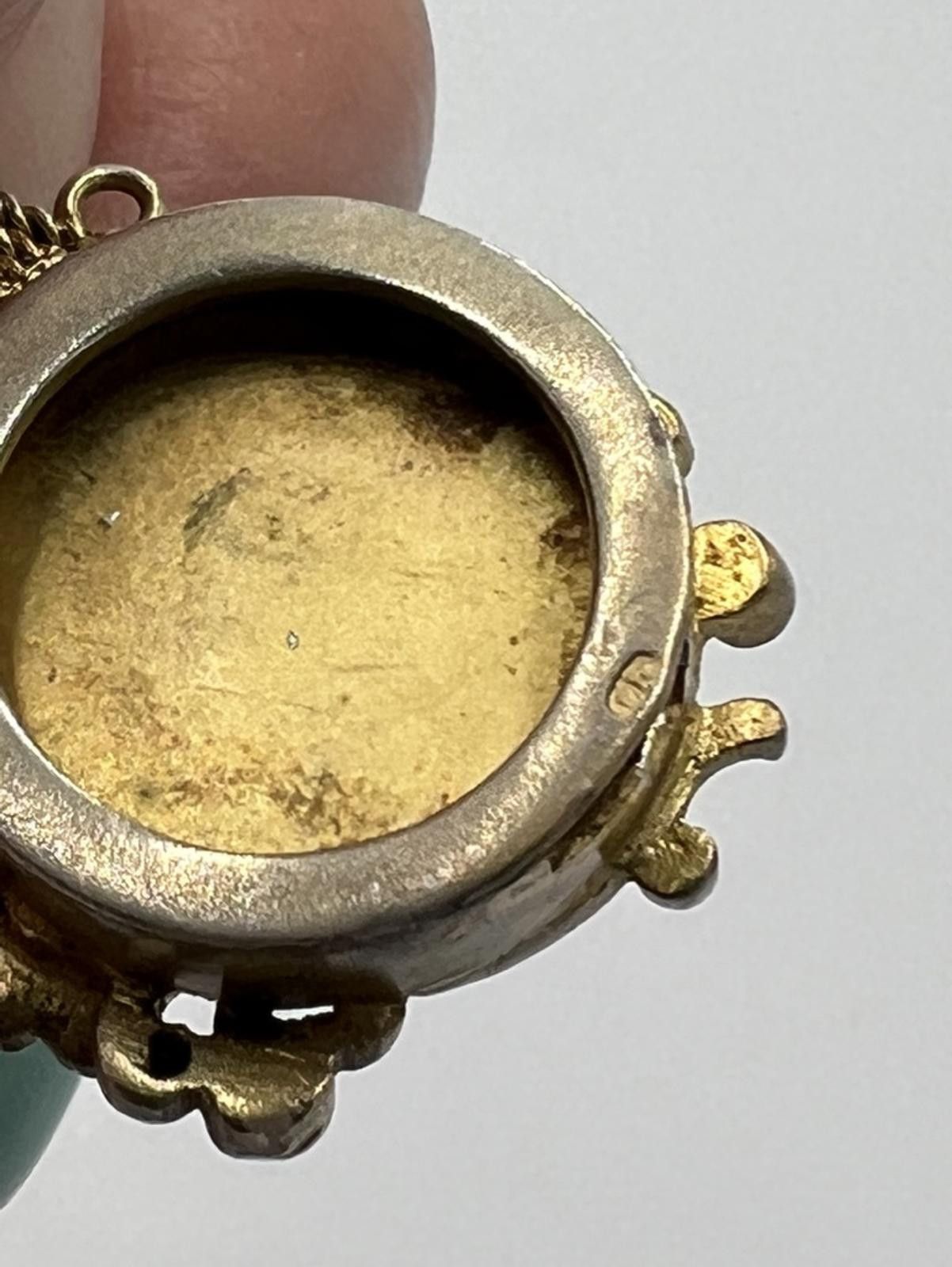 Other Gold Over Sterling Silver Painted Cameo Victorian Bracelet Size ONE SIZE - 6 Thumbnail