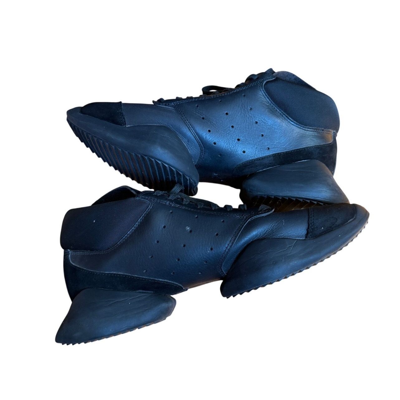 Rick Owens Adidas Rick Owens Runner 'Black' Size US 11 / EU 44 - 3 Thumbnail