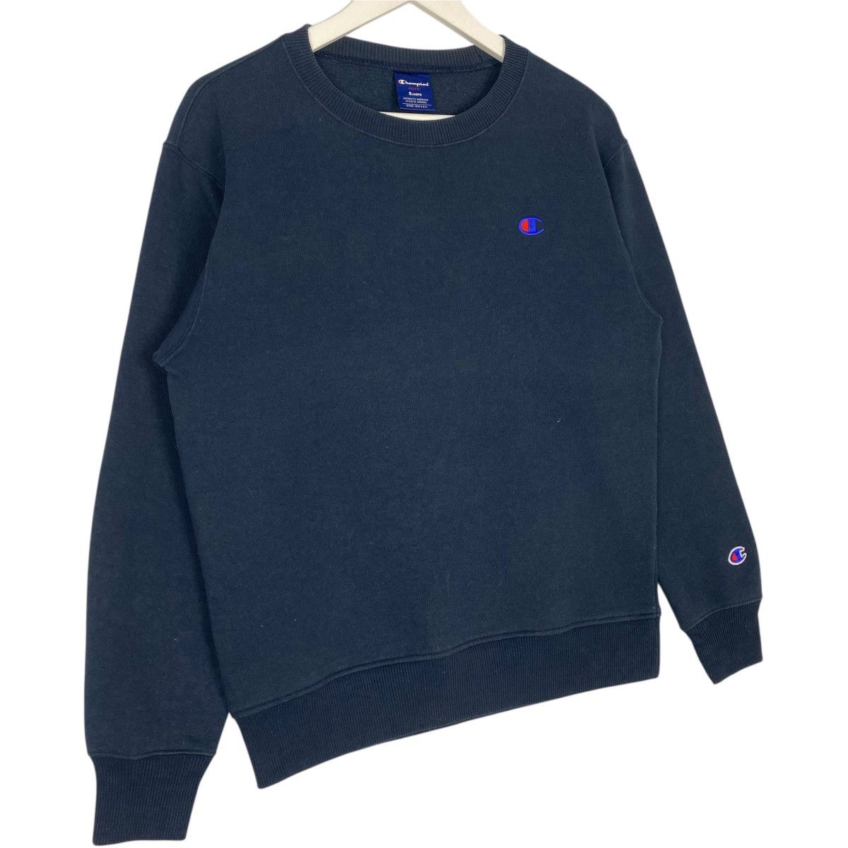 Vintage Vintage Champion Sweatshirt Small Logo Navy Blue Size S Size US S / EU 44-46 / 1 - 3 Thumbnail