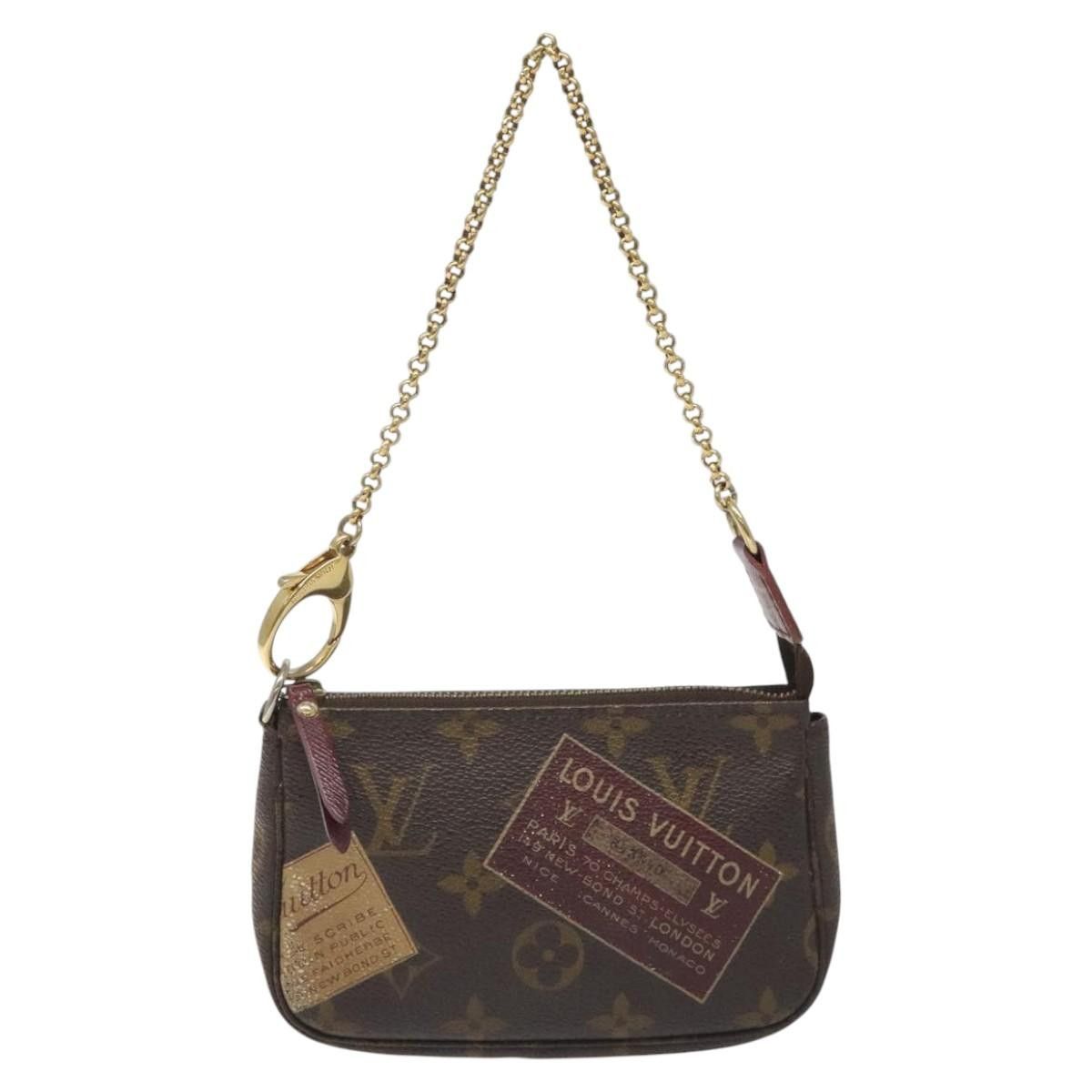 Louis Vuitton Mini Pochette Accessoires Brown Canvas Clutch Bag Size ONE SIZE - 1 Thumbnail