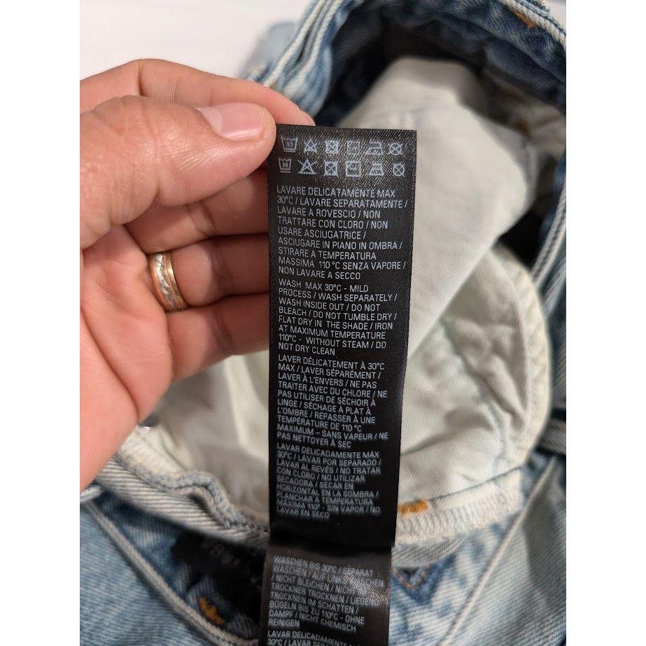 Balenciaga o1rshd1 Slim Shorts Organic Japanese Twill in Eco Blue Size US 32 / EU 48 - 14 Thumbnail