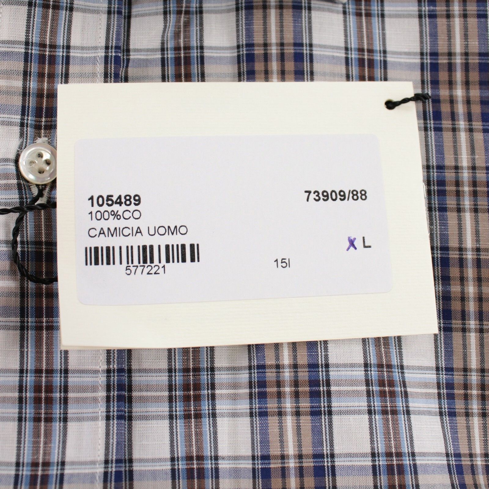 Luciano Barbera Luciano Barbera New with tags Shirt Size XL US In Brown Size US XL / EU 56 / 4 - 3 Thumbnail
