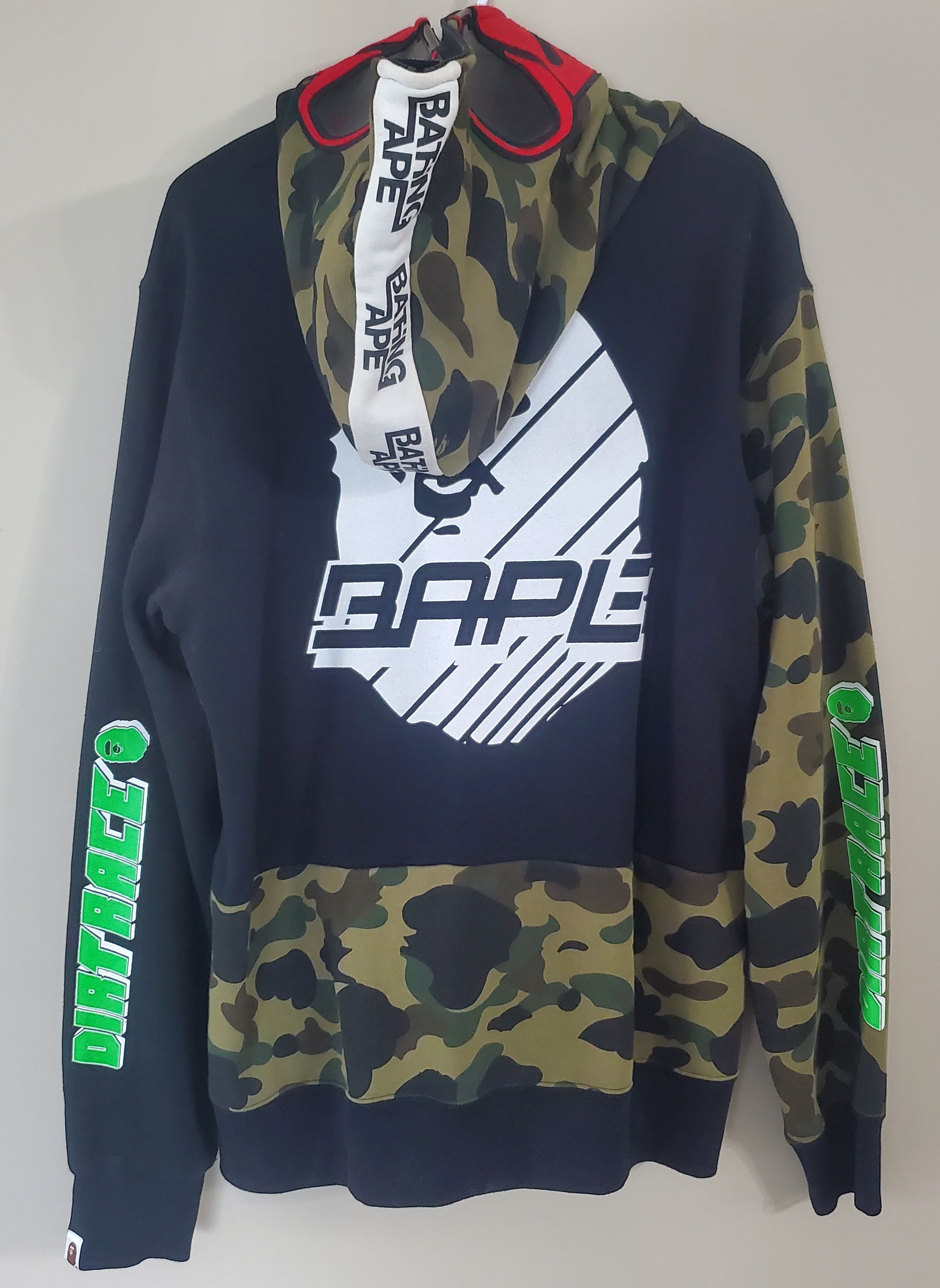 Bape dirt race hoodie hotsell