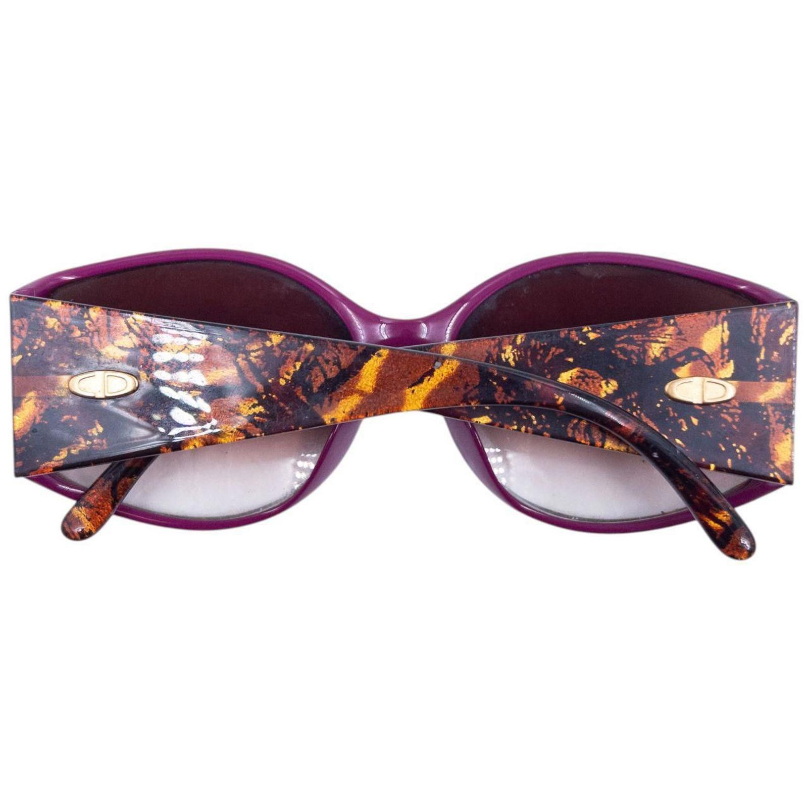 Christian Dior Monsieur Vintage Dior Pattern Sunglasses Size ONE SIZE - 8 Thumbnail