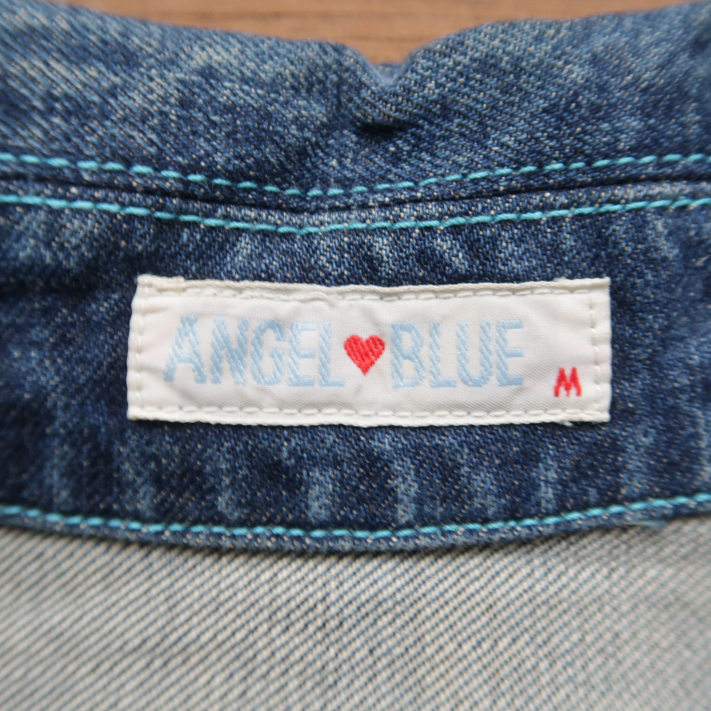 Japanese Brand Vintage Angel Blue Apple Double Breasted Jacket Size US M / EU 48-50 / 2 - 4 Thumbnail
