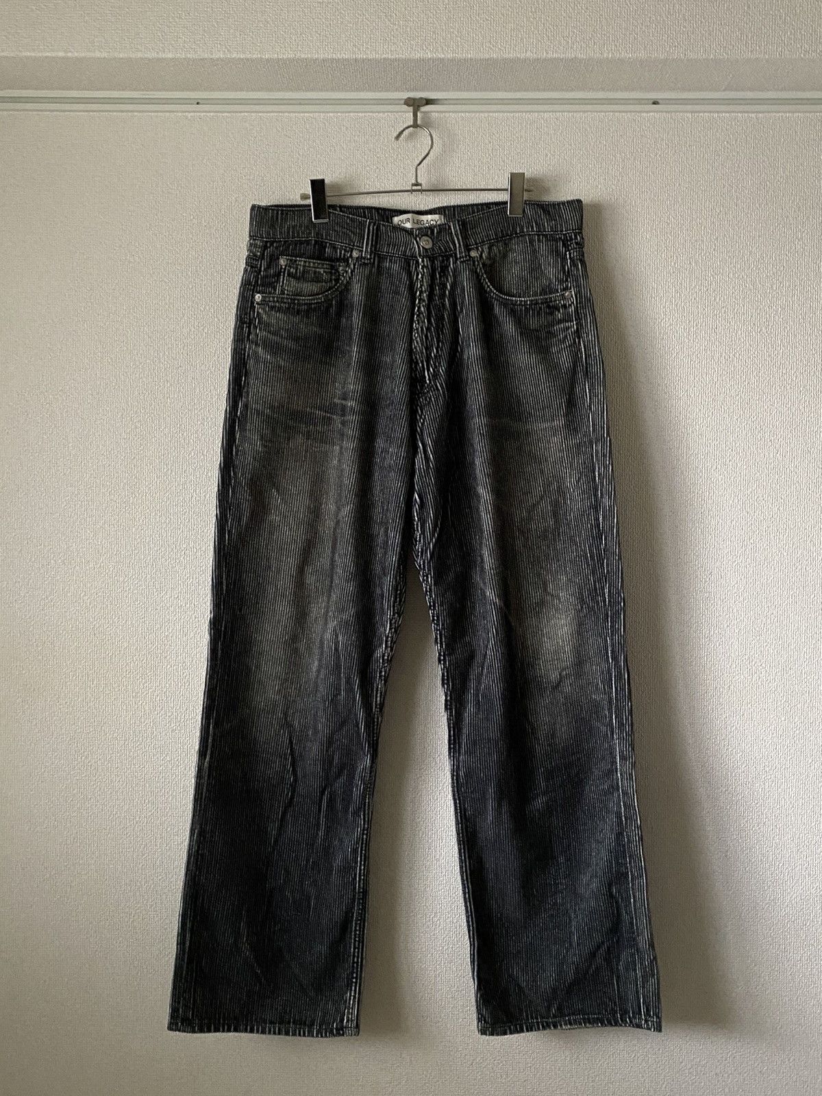 Our Legacy OUR LEGACY THIRD CUT DIGITAL DARK AURORA CORD TROUSER Size US 32 / EU 48 - 1 Thumbnail