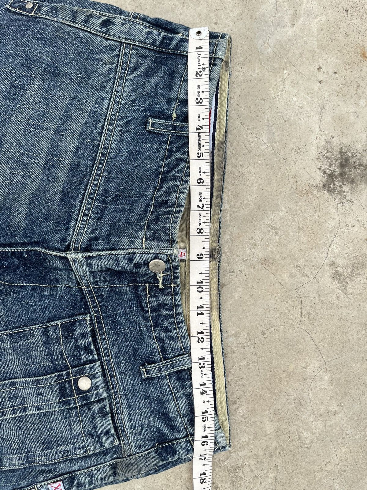 Japanese Brand × Vintage VINTAGE THICK MATERIAL JEANS Size US 34 / EU 50 - 7 Thumbnail