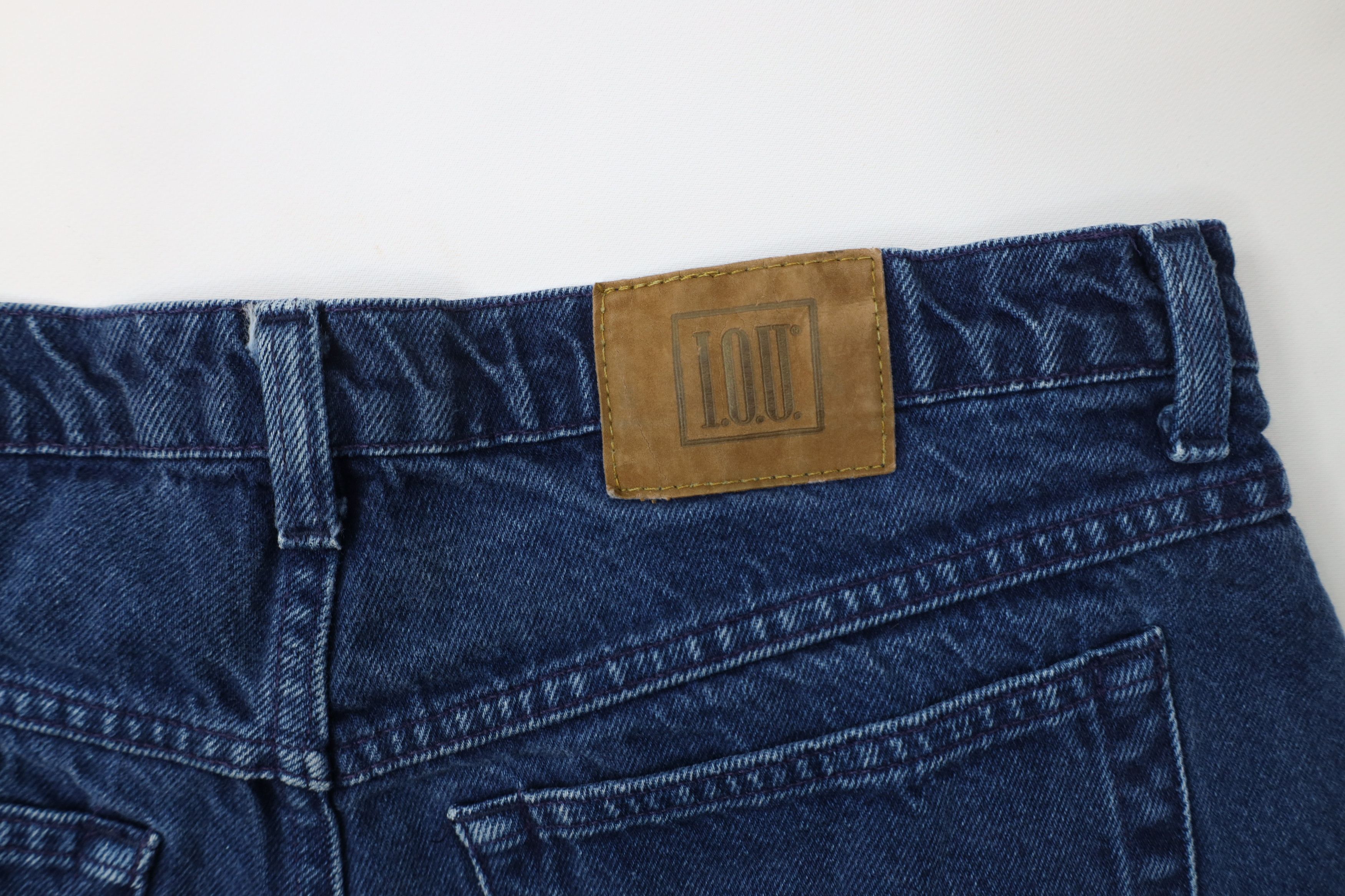 Vintage Vintage 90s IOU Skateboarding Tapered Leg Denim Jeans Blue Size US 38 / EU 54 - 13 Thumbnail