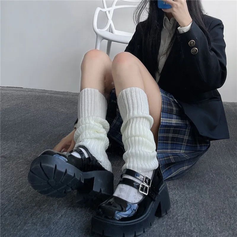 Stance Socks × Vintage White Knitted Women Long Sock Size ONE SIZE - 4 Thumbnail