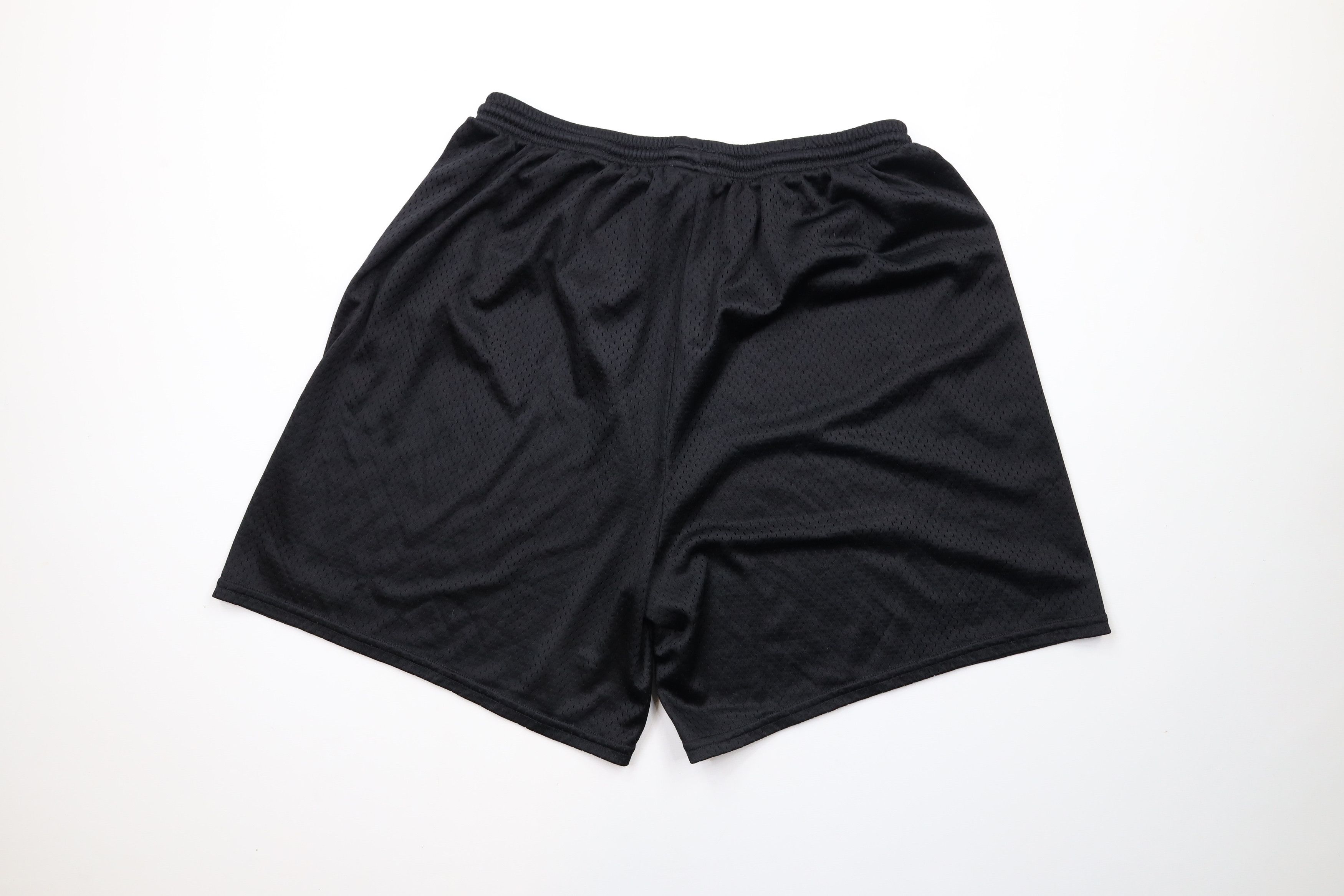 Nike × Vintage Vintage Nike Scott Mini Swoosh Above Knee Mesh Shorts Black Size US 34 / EU 50 - 9 Thumbnail