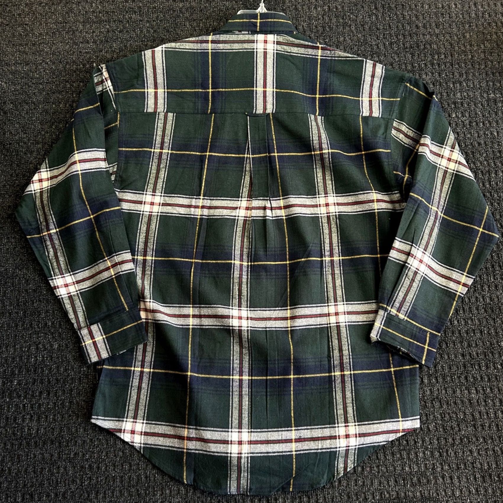 Chaps VINTAGE Chaps Ralph Lauren Flannel Shirt Plaid Button Down L Green NWOT 90s y2k Men Shirt Size US L / EU 52-54 / 3 - 4 Thumbnail