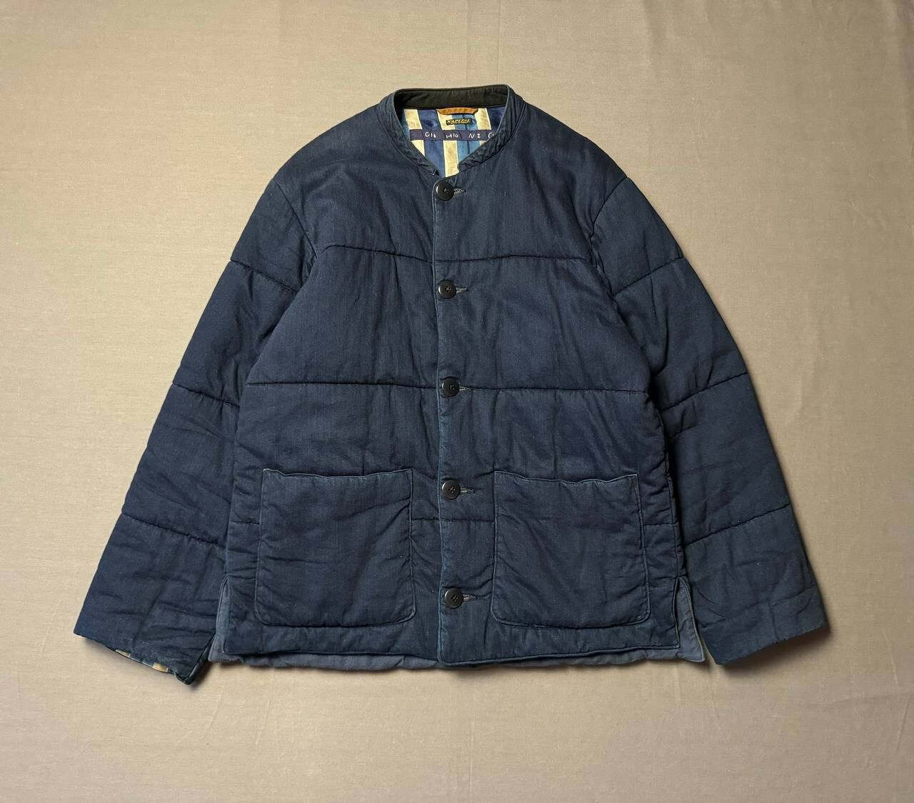 Kapital × Kapital Kountry Kapital Quilted Indigo Samu Blouson Size US XL / EU 56 / 4 - 1 Thumbnail