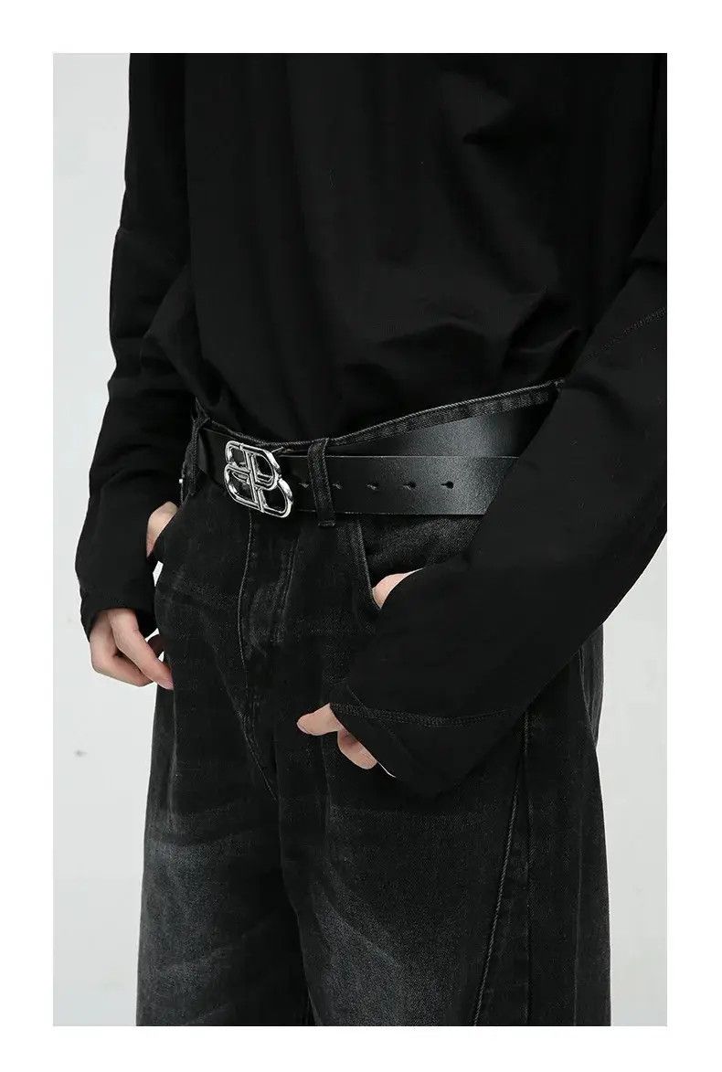 Jean × Vintage Washed Sandy Black Baggy Denim Jeans Size US 33 - 4 Thumbnail