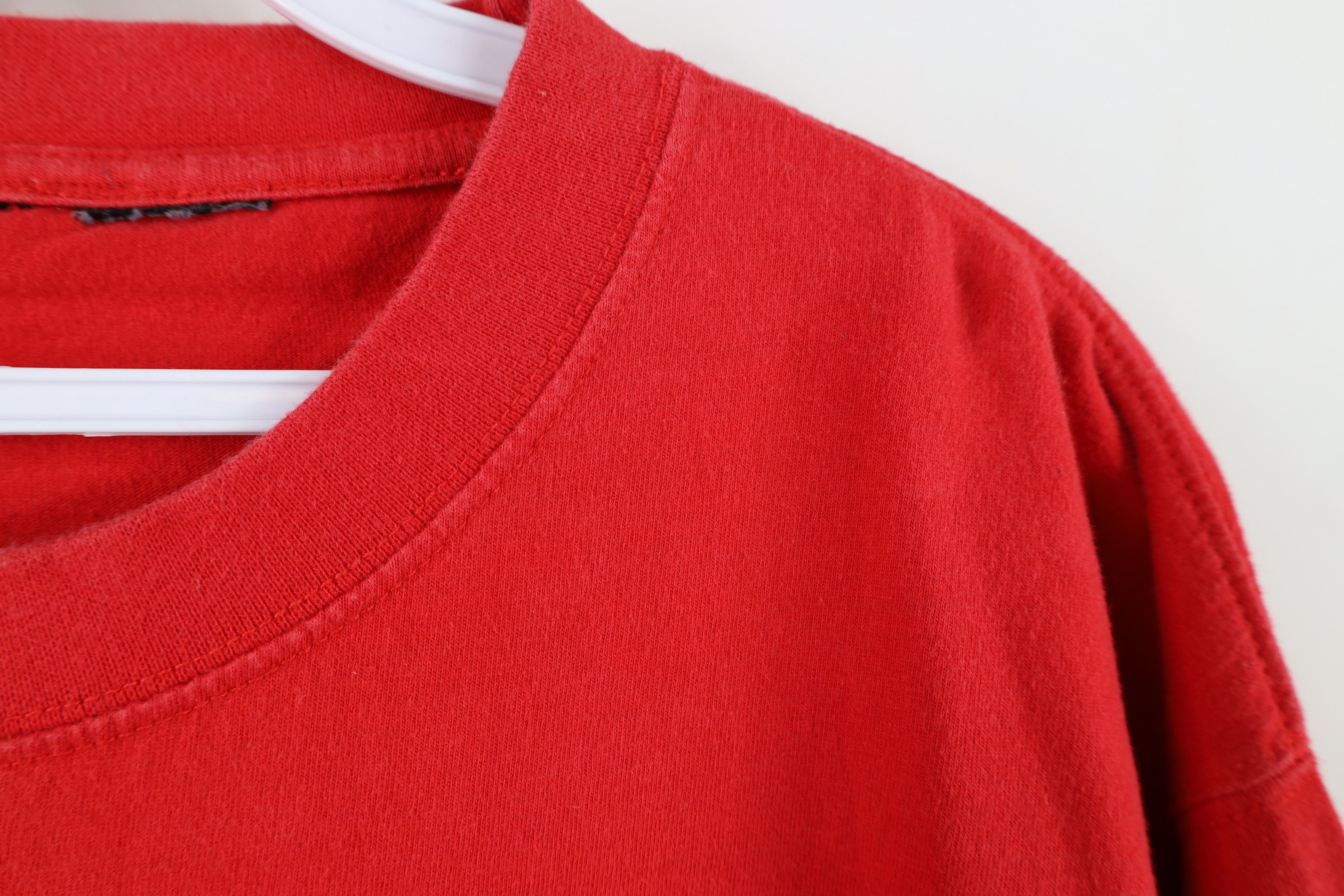 Vintage Vintage 90s Spell Ohio State University Football T-Shirt Red Size US XL / EU 56 / 4 - 6 Thumbnail