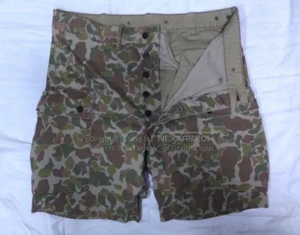 RRL Ralph Lauren RRL Duck Hunter Camo Cargo Shorts. Size US 36 / EU 52 - 3 Thumbnail