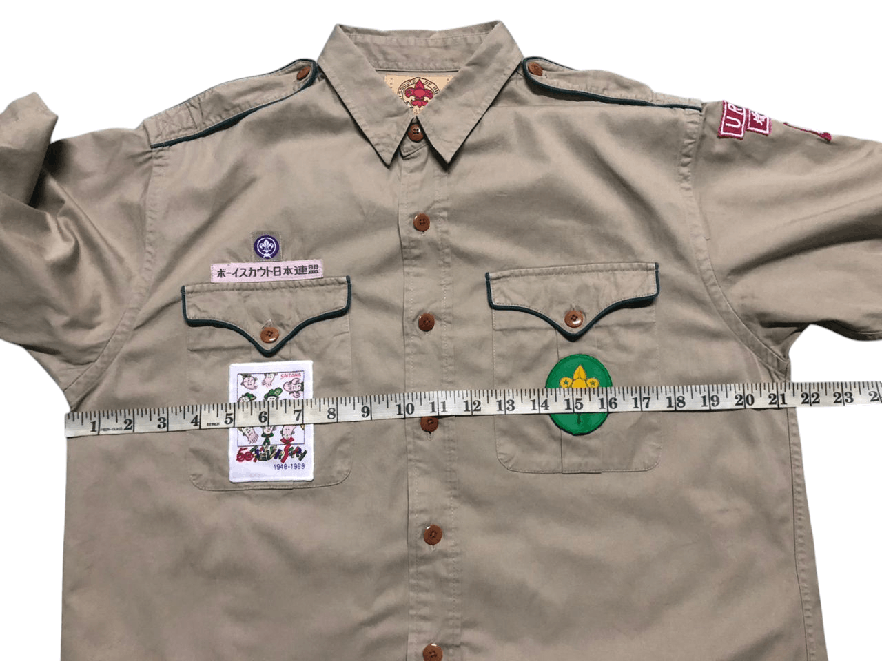 Boycott × Polo Ralph Lauren × Ralph Lauren Ralph Lauren x Boys Scout Nippon Shirt Military Style Size US M / EU 48-50 / 2 - 17 Thumbnail