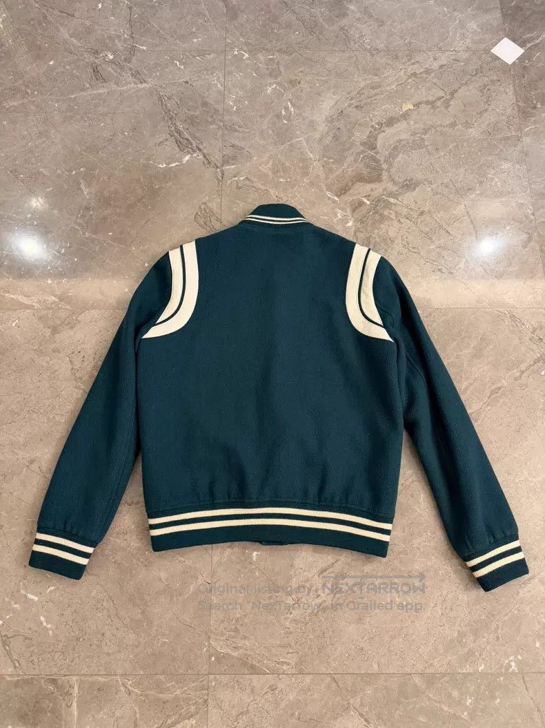 Saint Laurent Paris Saint Laurent Paris Green and Dark Green Classic Patch Lea Size US S / EU 44-46 / 1 - 2 Thumbnail