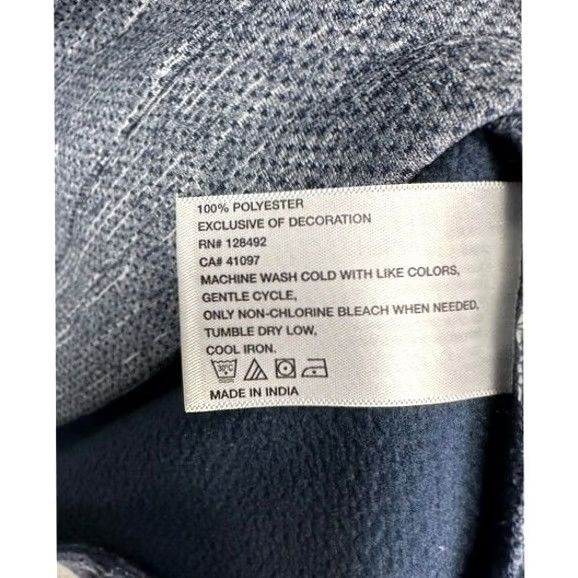Vintage Greg Norman Sweater Men Medium Blue Fleece Lined Quarter Zip Pullover Sweatshirt Size US M / EU 48-50 / 2 - 6 Thumbnail