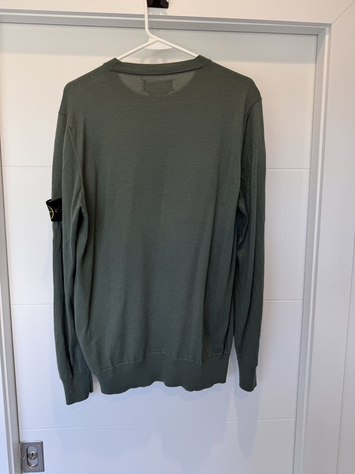 Stone Island Stone Island Forest Green Wool Sweater Size L (fits M) Size US L / EU 52-54 / 3 - 8 Thumbnail
