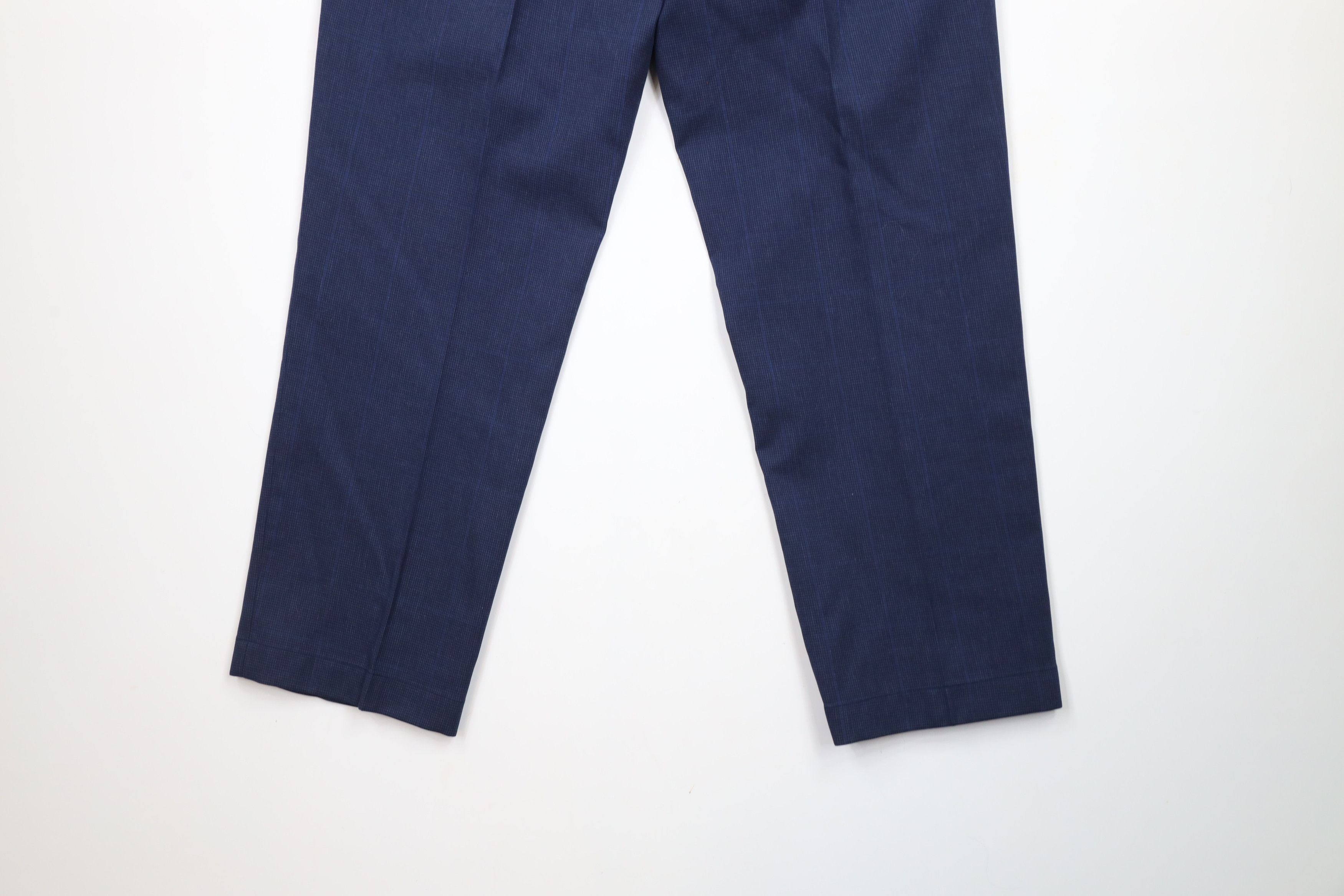 Brooks Brothers × Vintage Brooks Brothers Chino Clark Houndstooth Dress Pants Blue Size US 38 / EU 54 - 11 Thumbnail