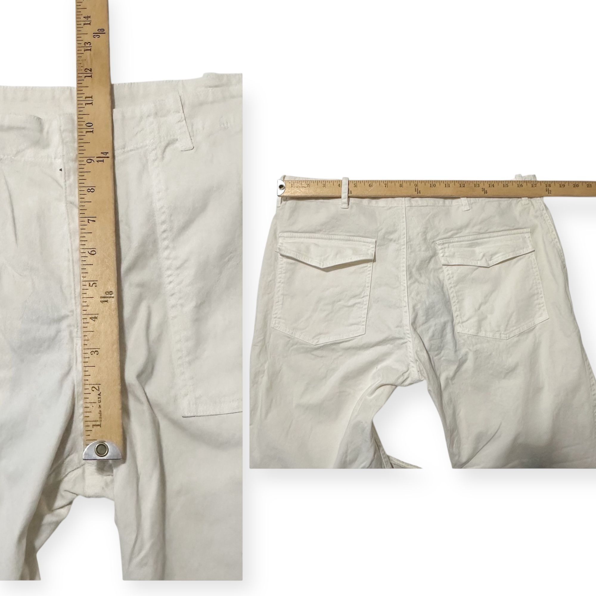 Nili Lotan Nili Lotan Jenna Pants in Eggshell, Size 12, NWT Size 34" / US 12 / IT 48 - 11 Thumbnail