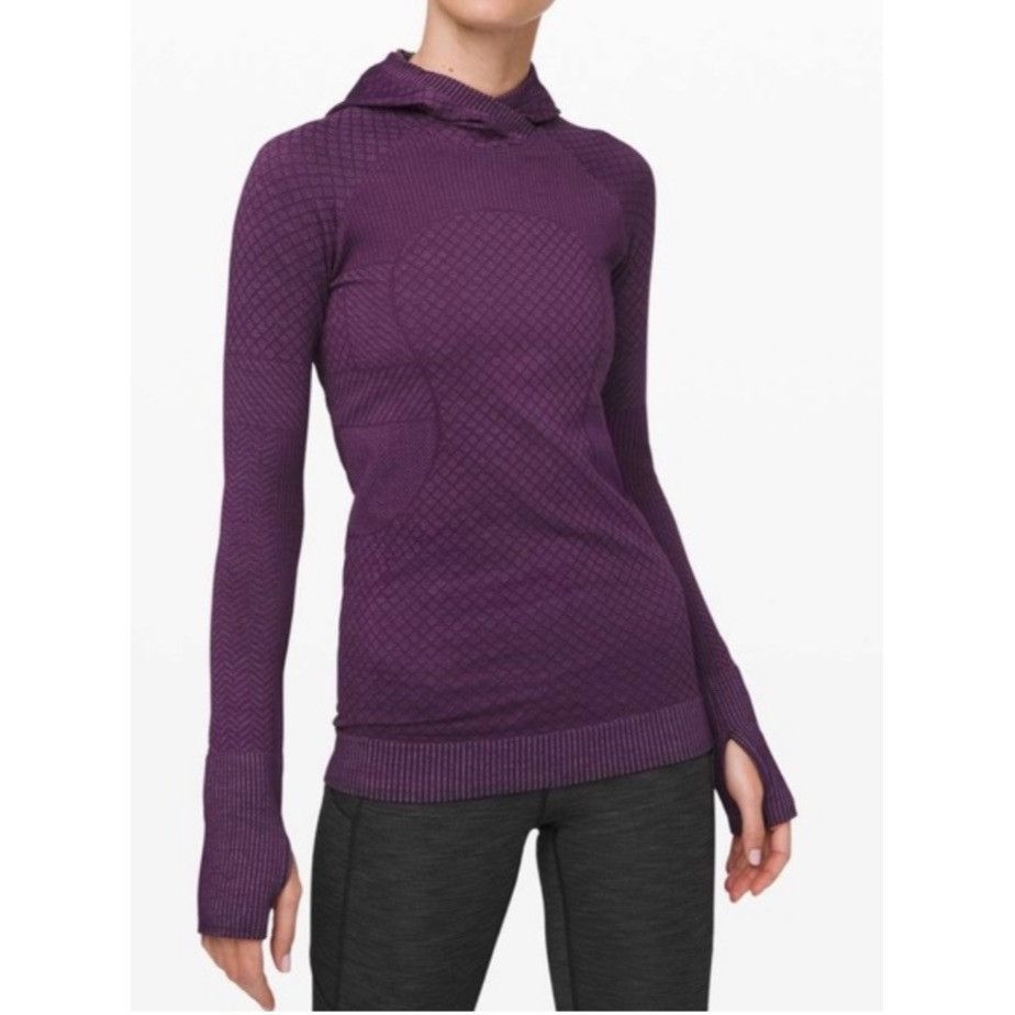 Lululemon Lululemon Rest Less Hoodie *Patchwork Galactic Grape / Silve Size L / US 10 / IT 46 - 1 Thumbnail
