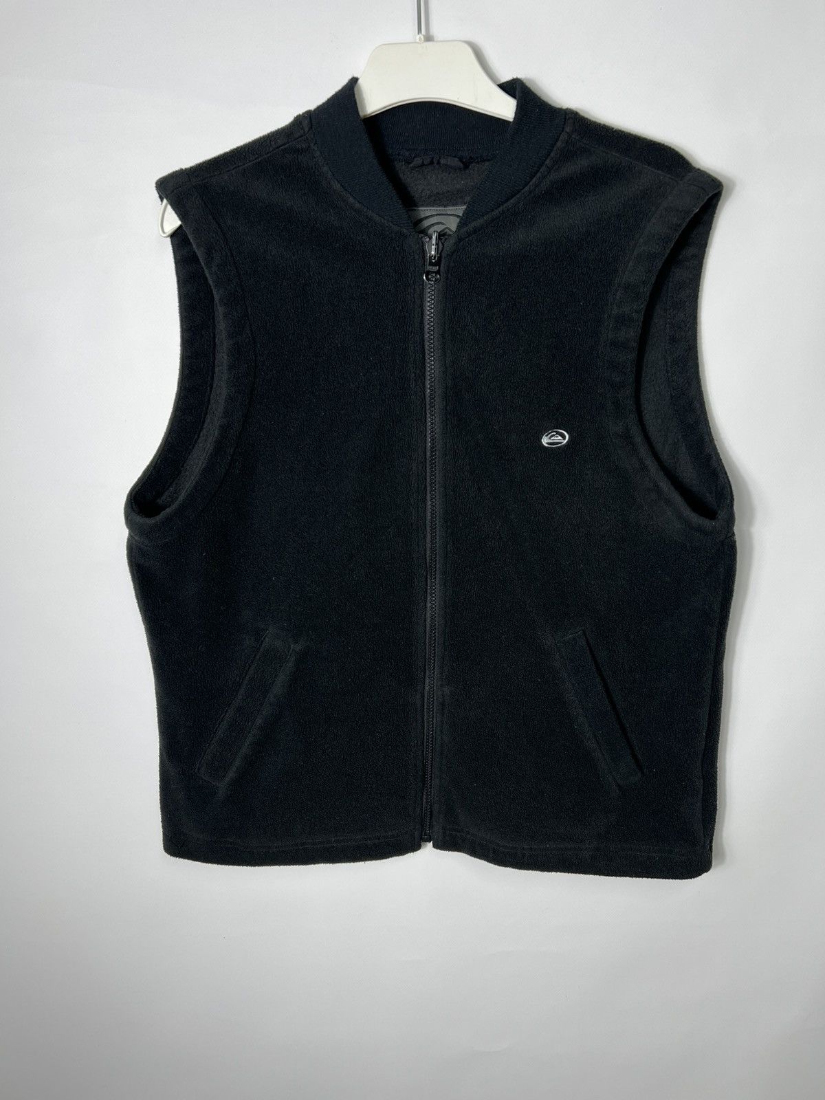 Quiksilver Vintage streetwear y2k sk8 surf Quiksilver Fleece Vest Size US S / EU 44-46 / 1 - 1 Thumbnail