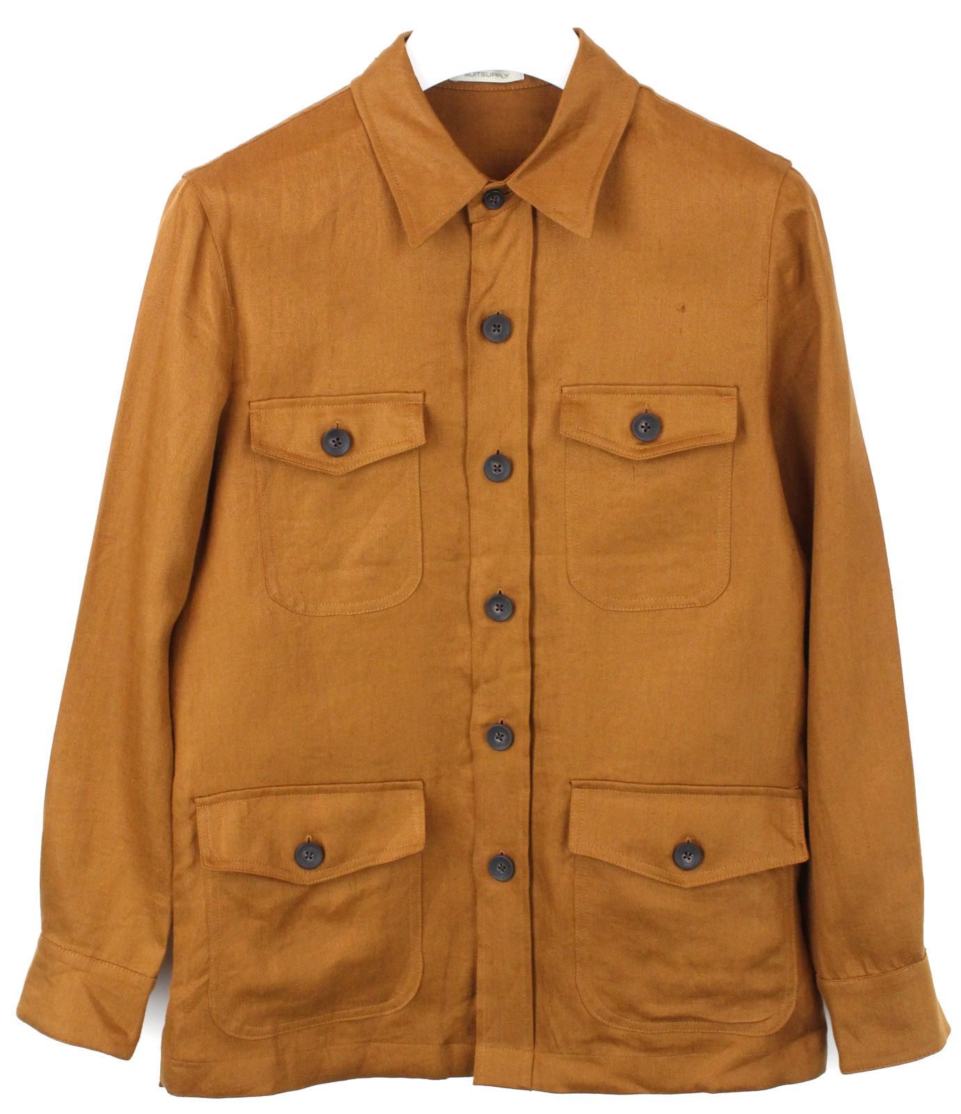 image of Suitsupply William Jacket Men's Uk 38 Button Up in Brown (Size Medium)