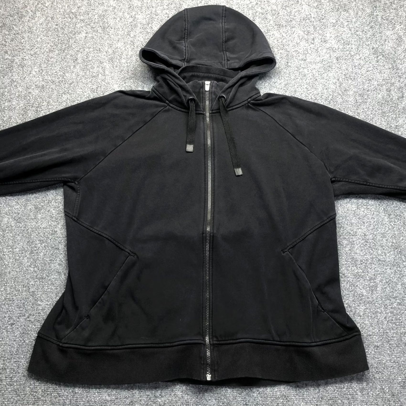 Athleta Athleta Hoodie Womens 3X Black Full Zip Fleece Raglan Thumbhole Pockets Relaxed Size XXL / US 16-18 / IT 52-54 - 2 Thumbnail