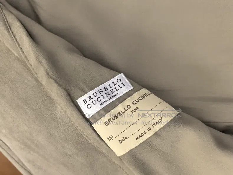 Brunello Cucinelli Brunello Cucinelli Suede leather suit jacket, 100% leather Size XS / US 0-2 / IT 36-38 - 7 Thumbnail