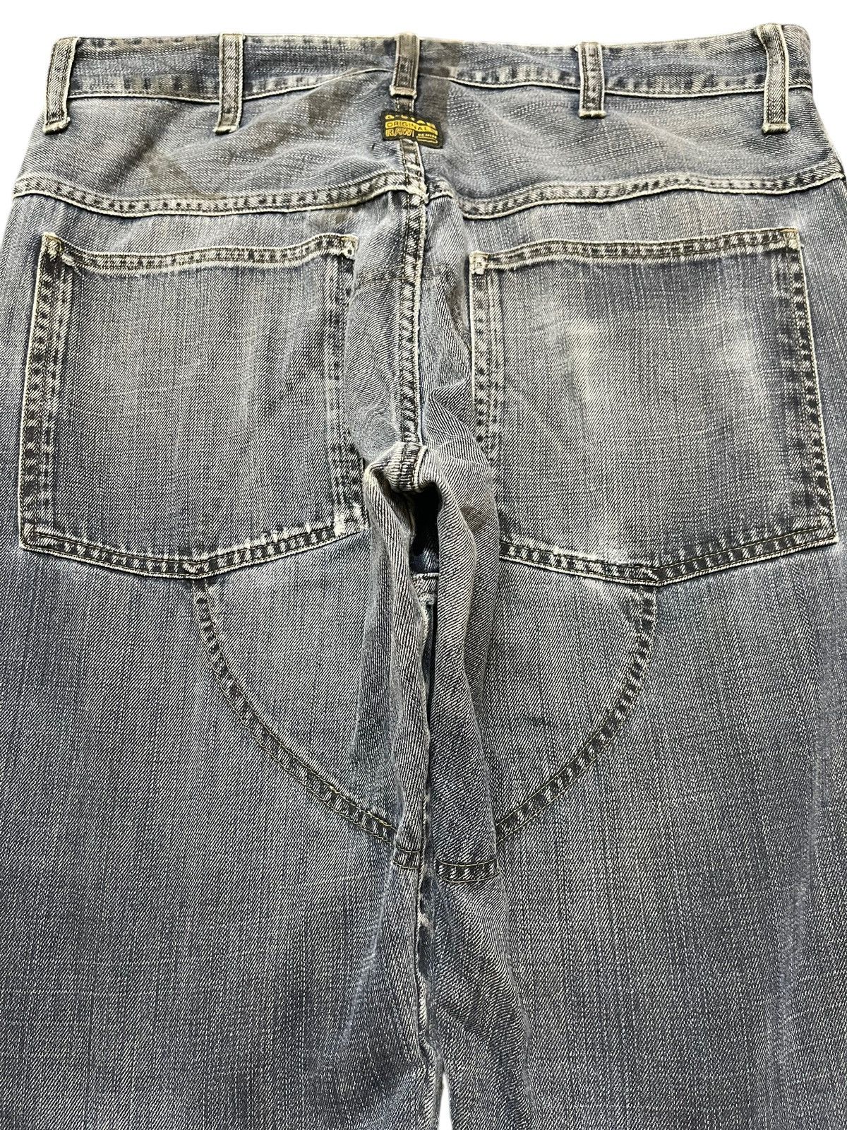 G-Star Vintage Japanese G-Star Faded Wash Distress Baggy Jeans Size US 34 / EU 50 - 5 Thumbnail