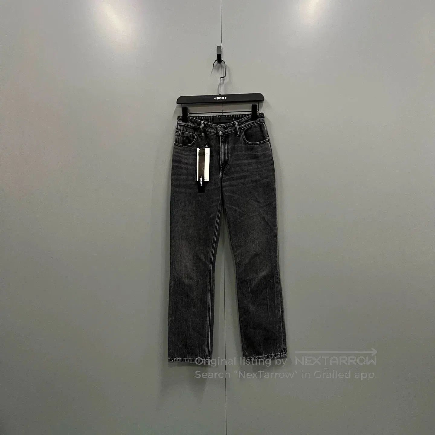Alexander Wang Alexander Wang Black Gray Denim Casual Pants. Size 25" / US 0 / IT 36 - 1 Thumbnail