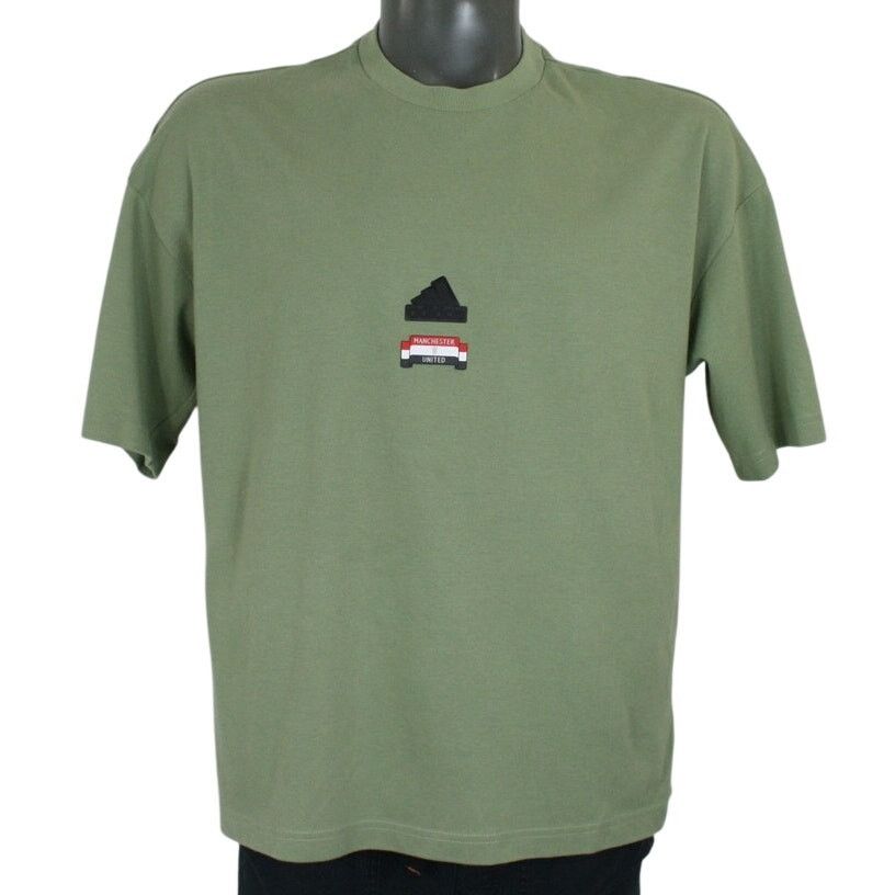 Adidas Adidas Manchester United T Shirt M Green Loose Fit Soccer Size US M / EU 48-50 / 2 - 1 Thumbnail