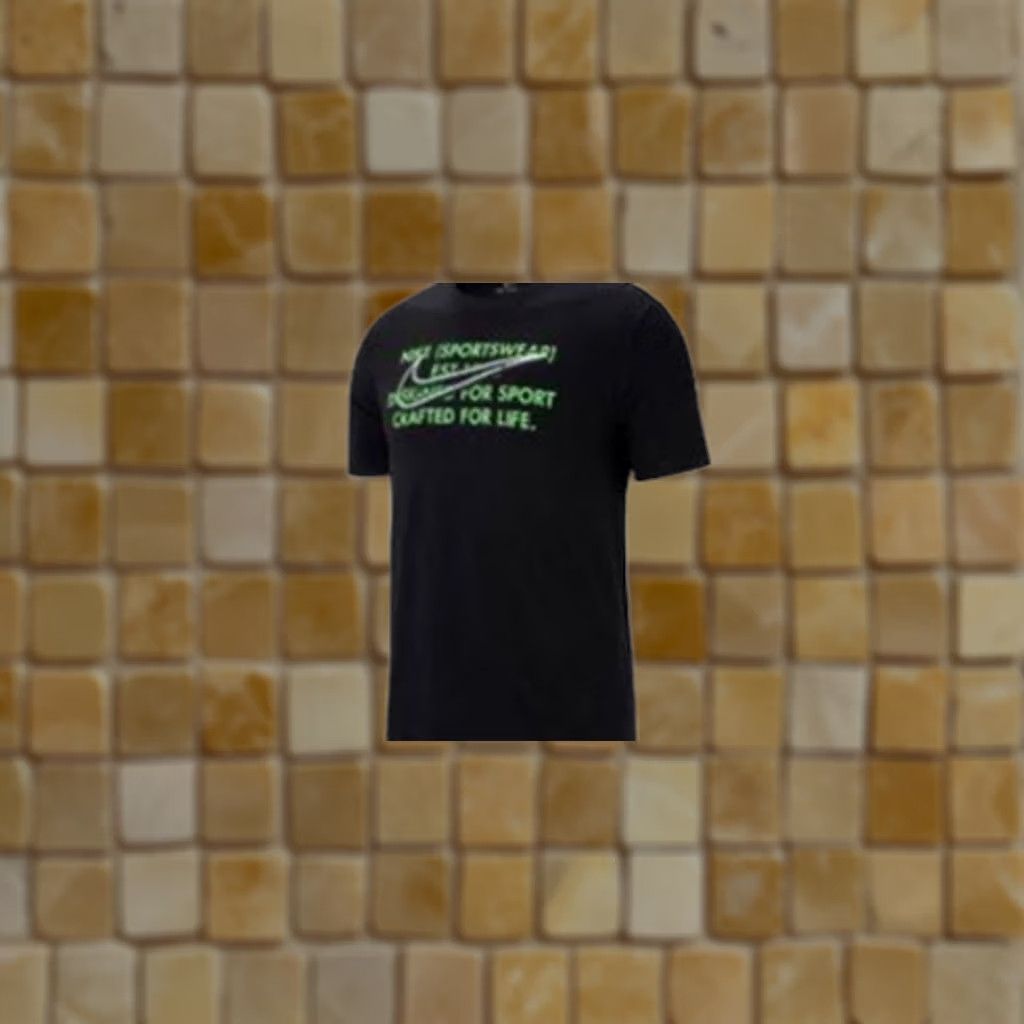 Nike MENS NIKE SPORTSWEAR BLACK SPORT SHORT SLEEVE T-SHIRT SIZE L AV9990-010 Size US L / EU 52-54 / 3 - 1 Preview