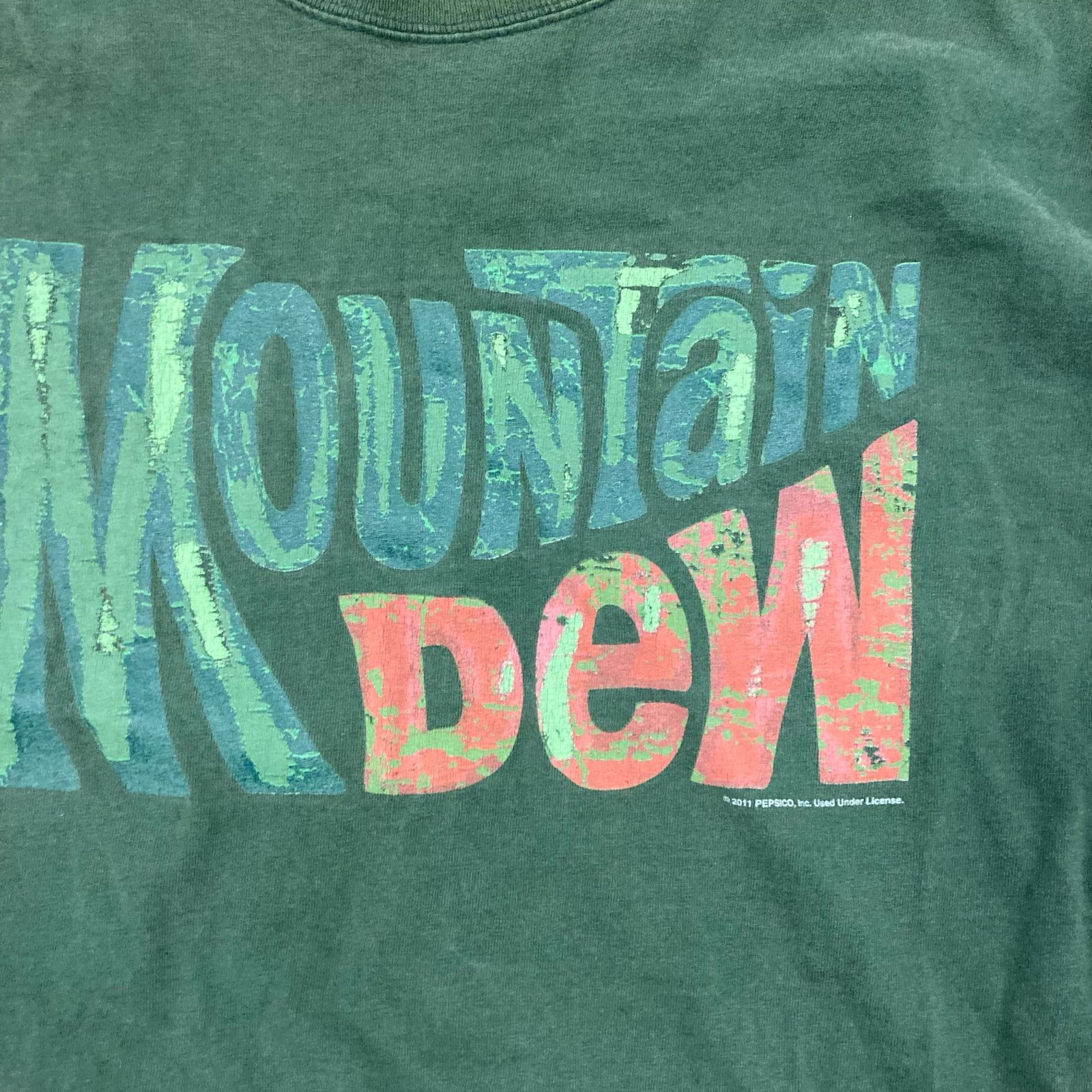 Vintage Y2K mt.dew graphic T-Shirt Size US XXL / EU 58 / 5 - 4 Thumbnail