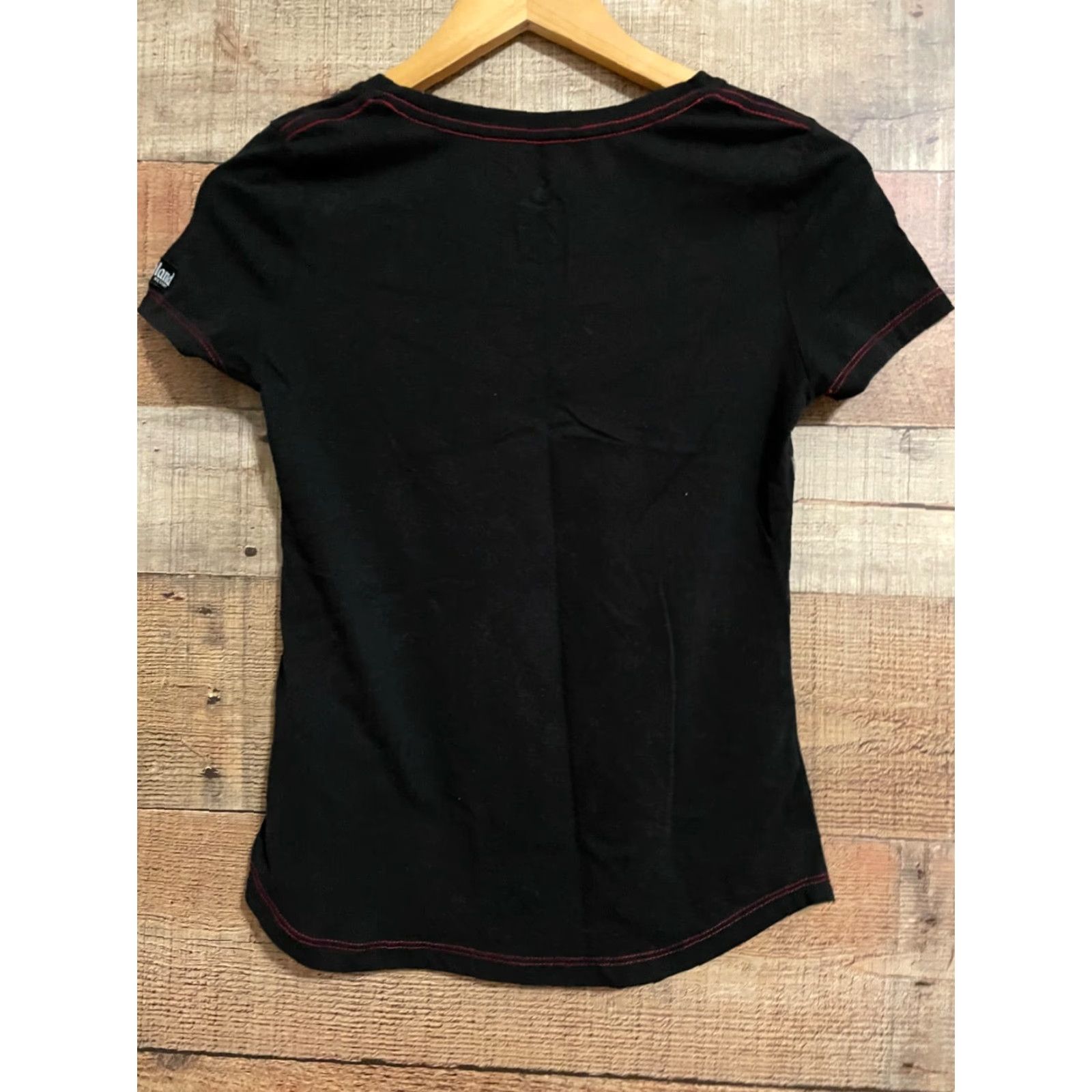 Disney VINTAGE Mickey Mouse Disneyland Resort Womens Graphic T-Shirt Black Small Size S / US 4 / IT 40 - 2 Thumbnail