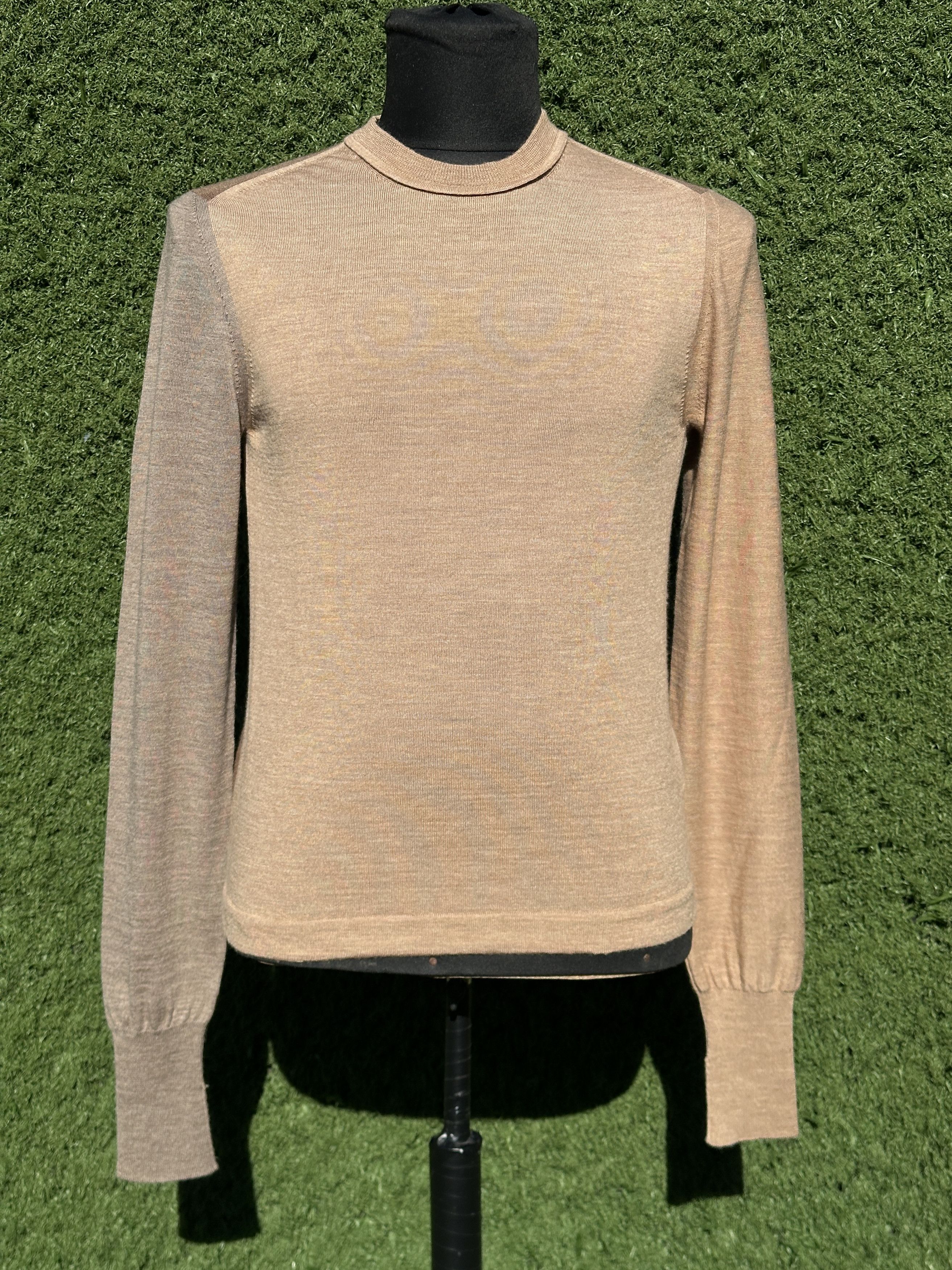 Maison Margiela Rare Maison Margiela 14 Camel Colorblock Fine Knit Size S Size US S / EU 44-46 / 1 - 7 Thumbnail