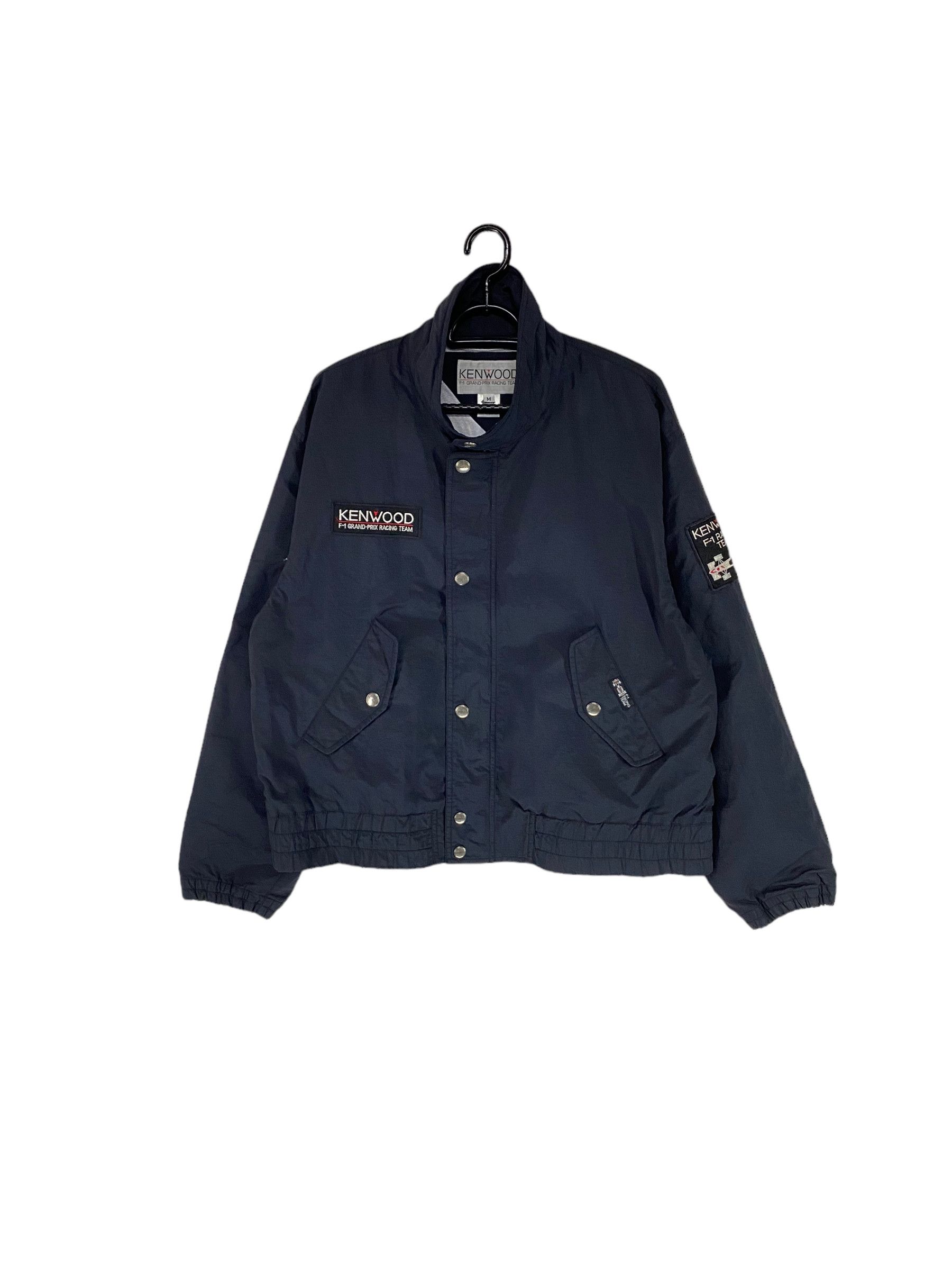 Vintage Vtg 90s Kenwood F1 grand prix racing team bomber jacket Size US M / EU 48-50 / 2 - 2 Thumbnail